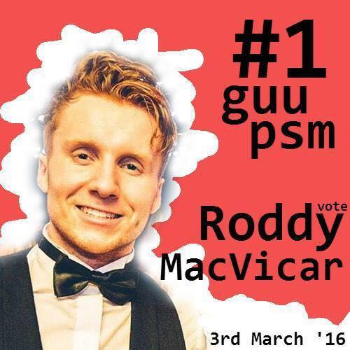 Roddy is running for 2 year PSM