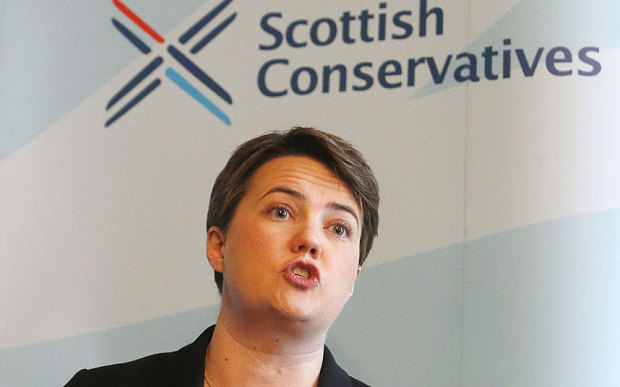 Ruth Davidson at the debate
