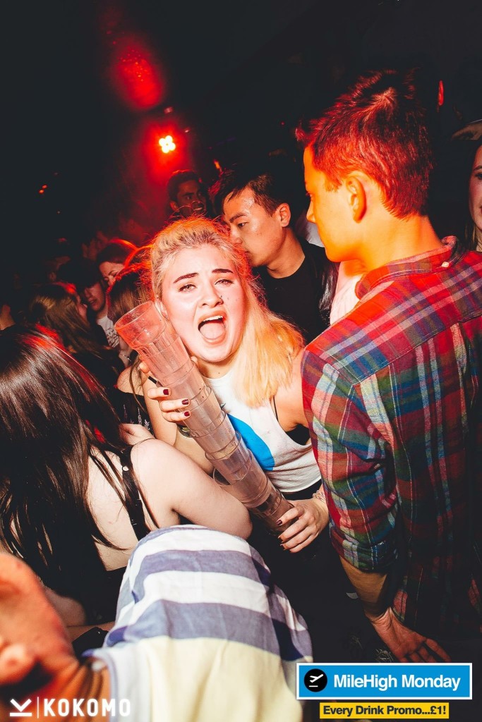 Happiest bar girl of week