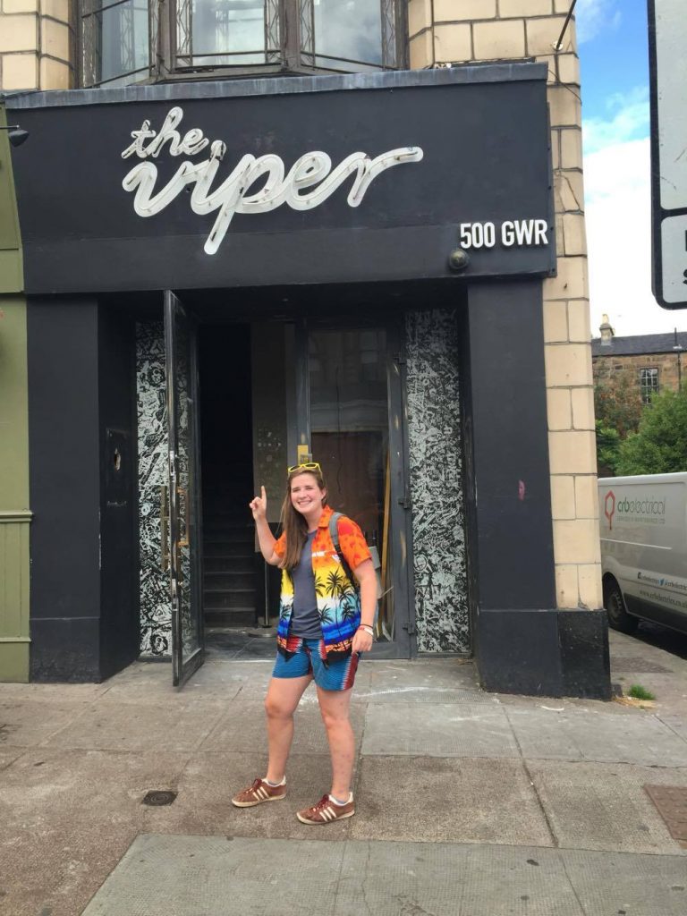 Outside "The Viper"
