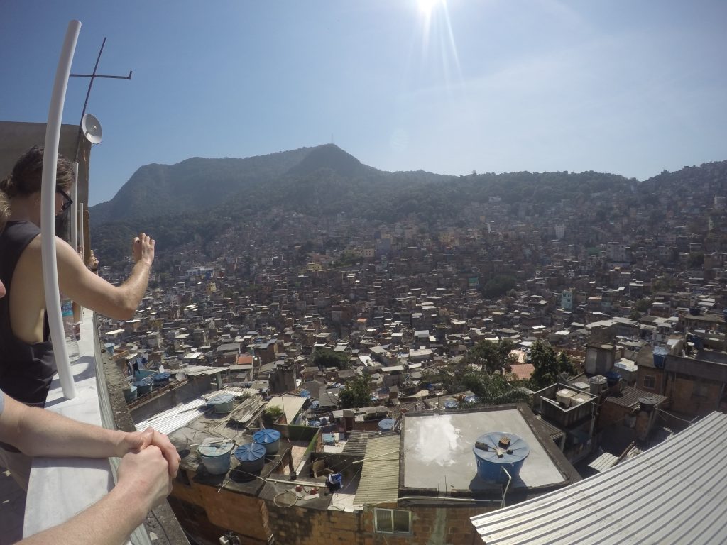 The view from the top of Rochina Favela