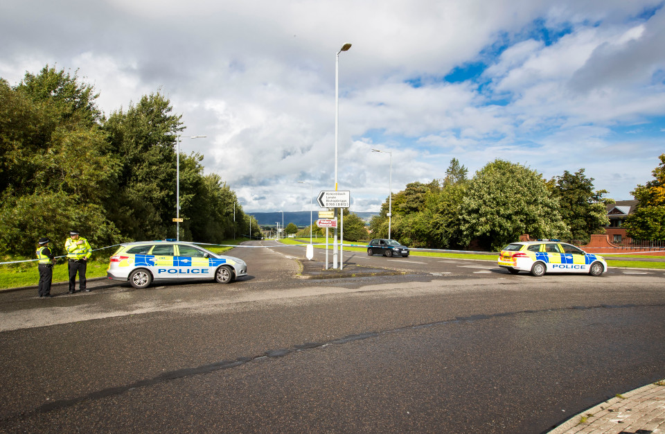 Police presence after the incident