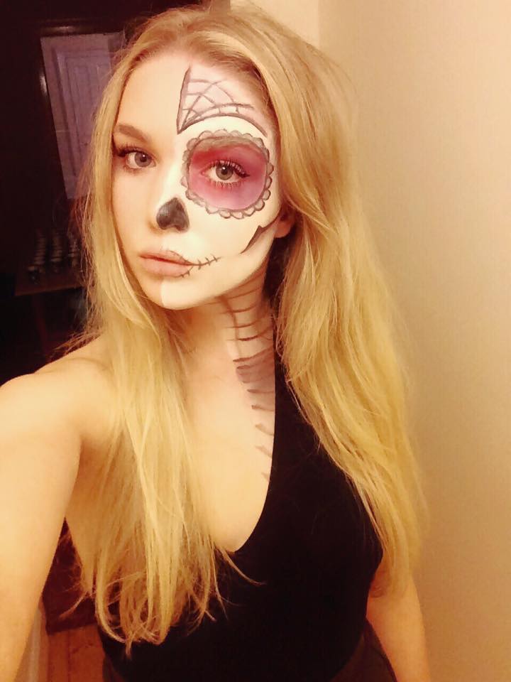 The girls that went as mexican skulls last year will be Harley Quinns
