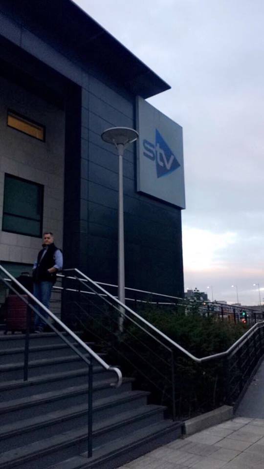 Our live interview was at STV studios