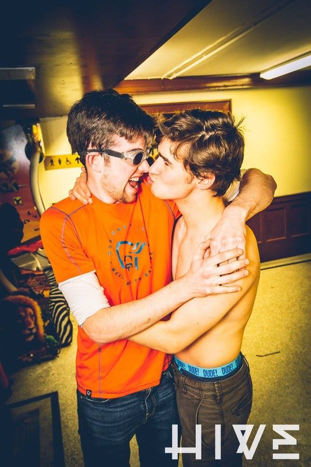 "Just kiss me fool"