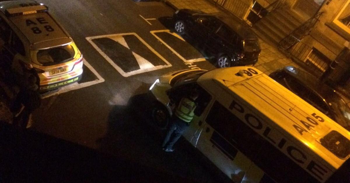 Police were quick to respond to the incident 