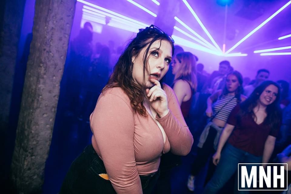 Image may contain: Night Life, Night Club, Club, Music, Leisure Activities, Person, People, Human
