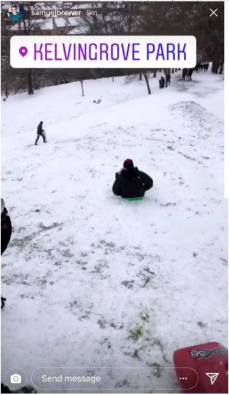 Image may contain: Snow, Outdoors