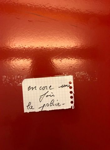 Image may contain: Handwriting, Skin, Sticker, Label, Text