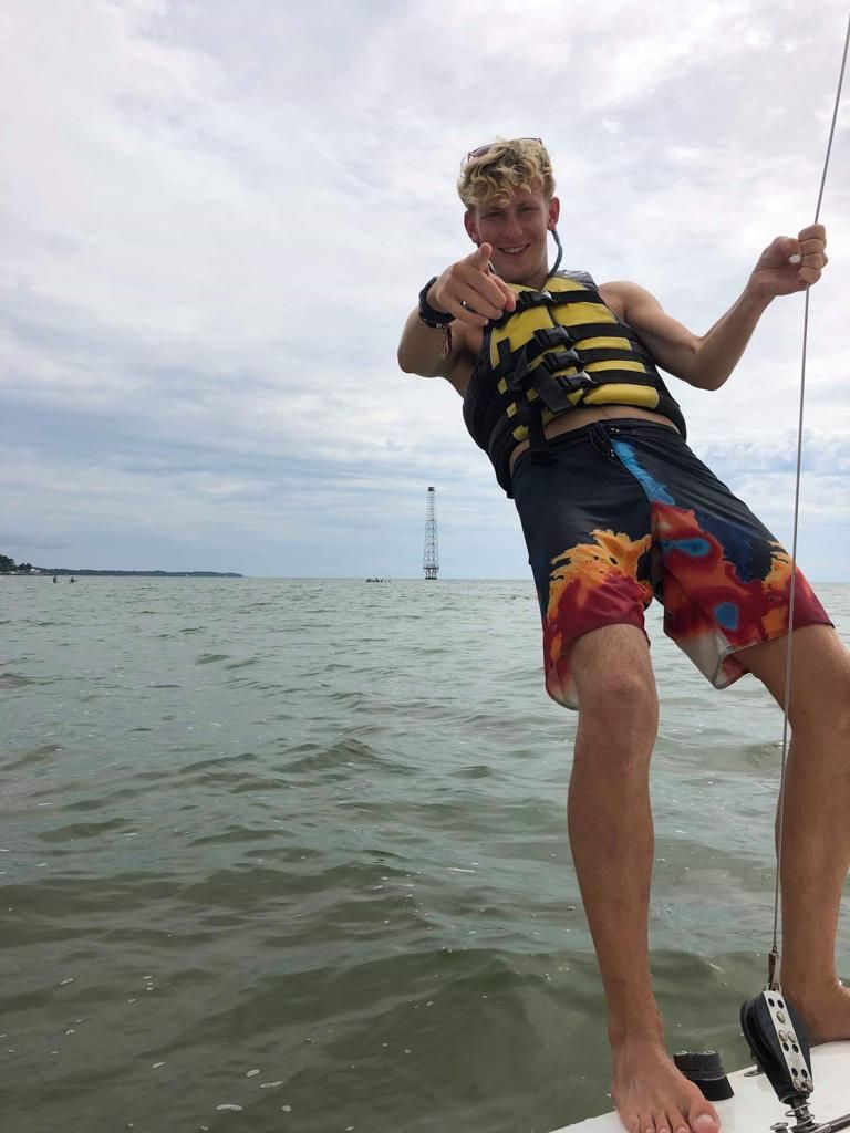 Image may contain: Water, Nature, Shorts, Outdoors, Adventure, Leisure Activities, Vest, Lifejacket, Human, Person, Clothing, Apparel