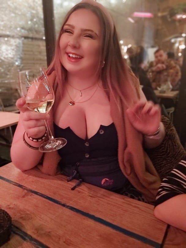 Image may contain: Dating, Dining Table, Girl, Kid, Child, Blonde, Teen, Woman, Glasses, Accessories, Accessory, Female, Wine Glass, Wine, Table, Furniture, Goblet, Alcohol, Beverage, Drink, Apparel, Clothing, Person, Human, Glass