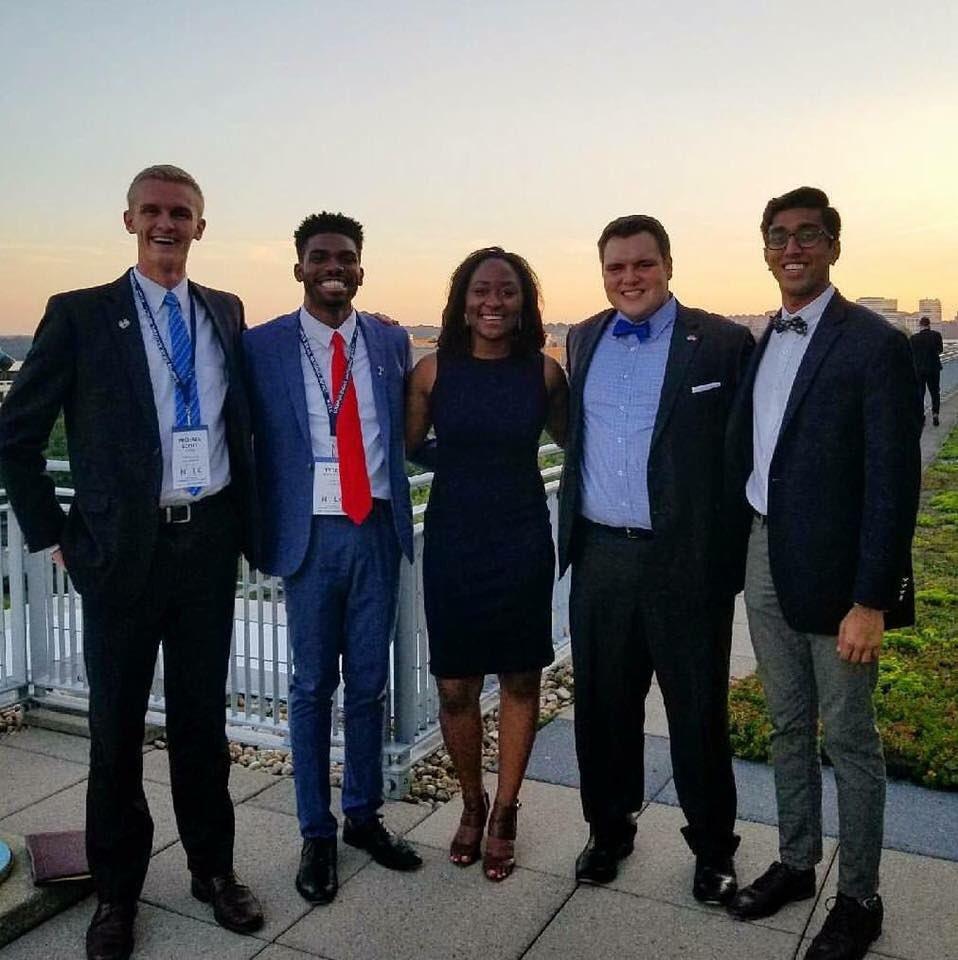 Photo from Presidential Leader summit attended by these student leaders