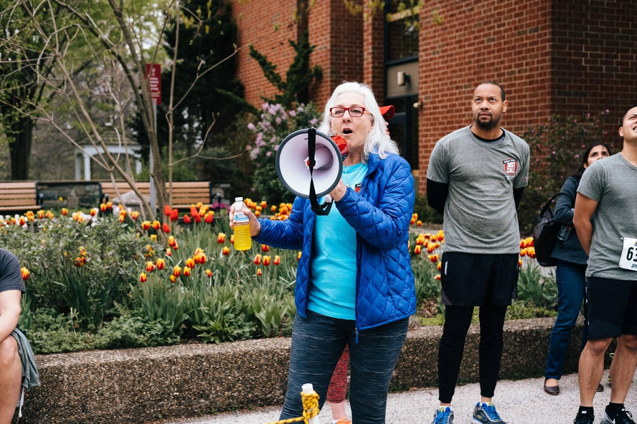 Mary Ciammetti at the Don't Stall, Just Call 5K/ 1 Mile Walk at Temple's Ambler campus