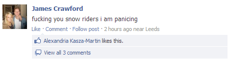 panicking