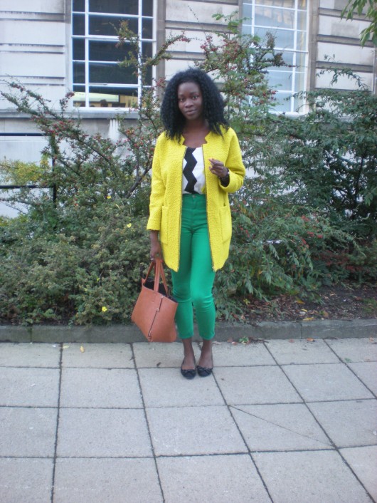 yellow and green