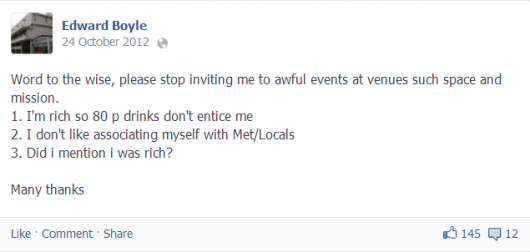 Well, we know what clubs our dear library doesn't like..