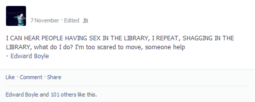 Sexciting library antics at their best 