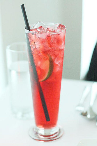 girl drinks article - vodka cranberry