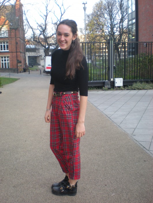 tartan trousers