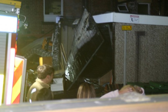 The property has suffered extensive damage
