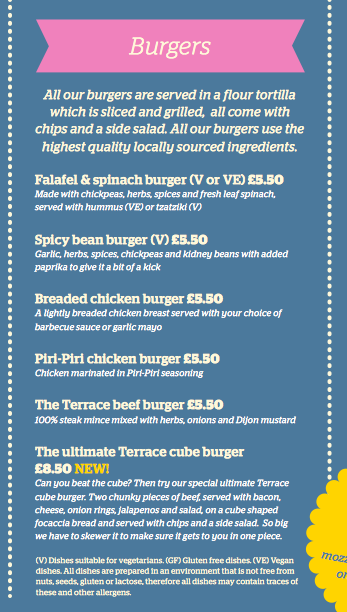 The misleading menu