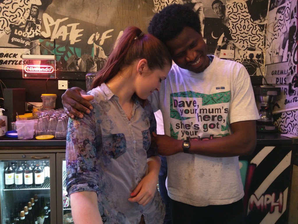 Ghosts are a good opportunity to touch girls.