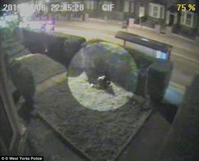 The horrific attack was caught on CCTV