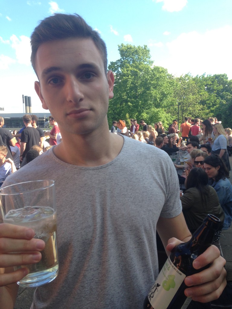 Adam mourning the end of exams