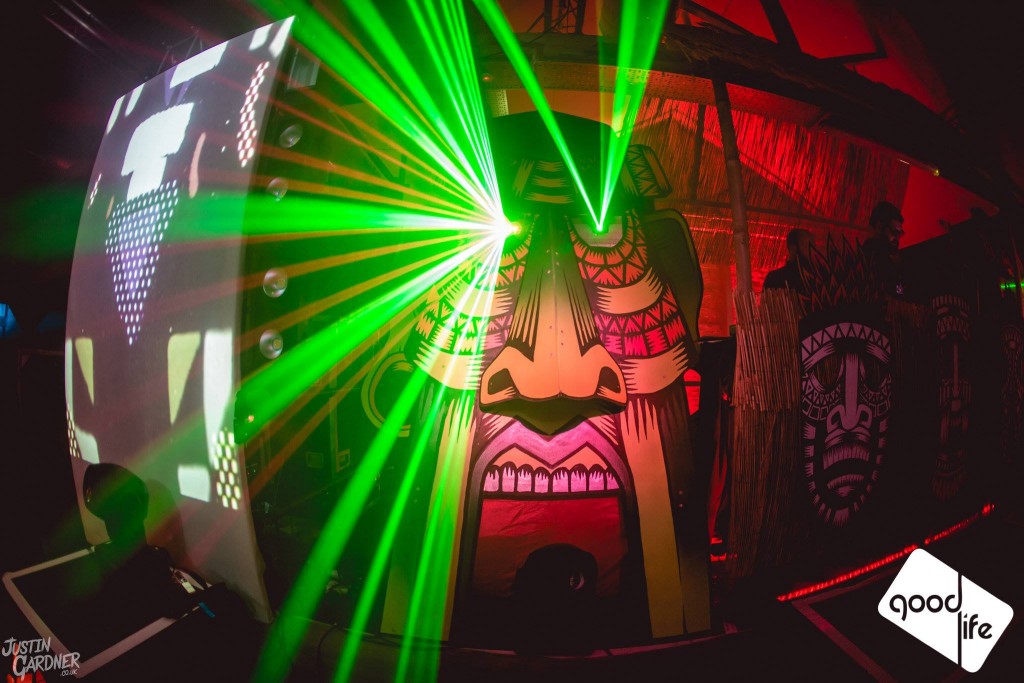 Tribal mask lasers
