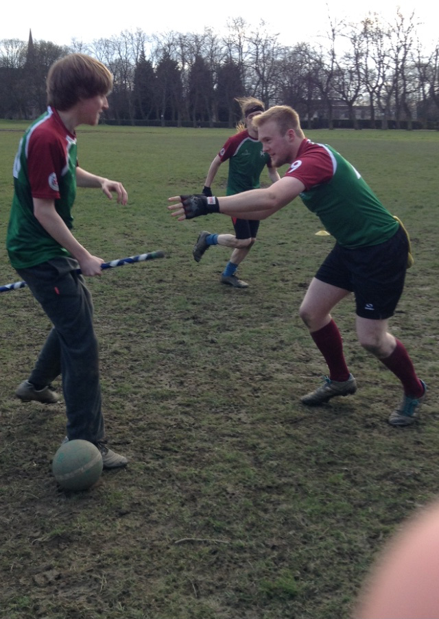 Quidditch in action, our sporting pedigree