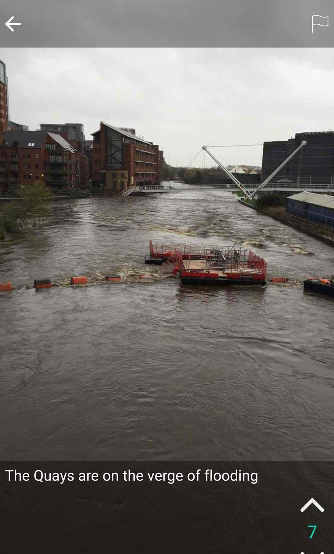 The Quays are about to go under