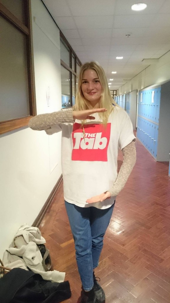 Boob girl showing off her chest again