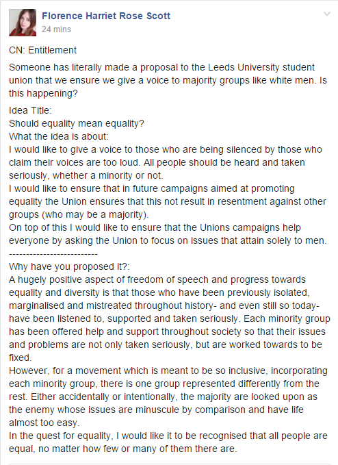 is equality really equality
