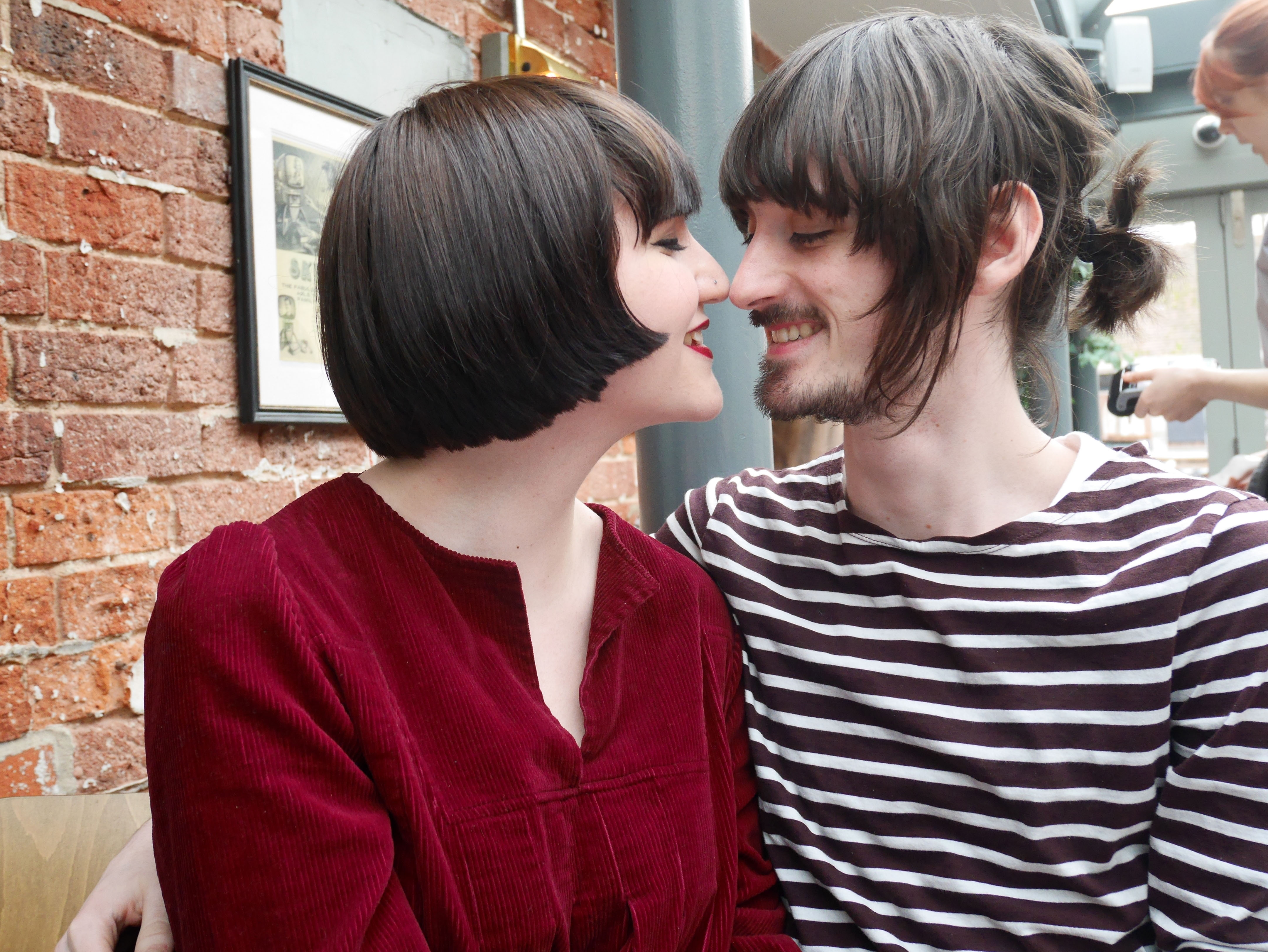My boyfriend, who helped me through it all
