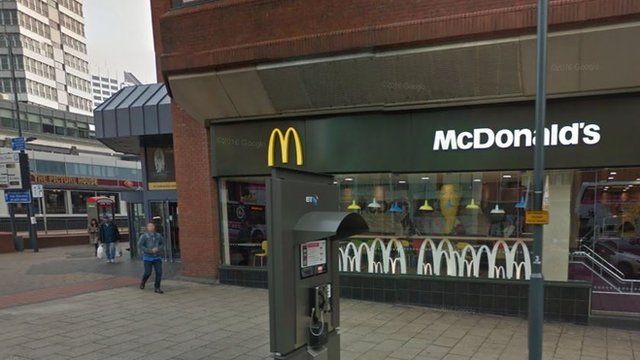 The offending McDonald's