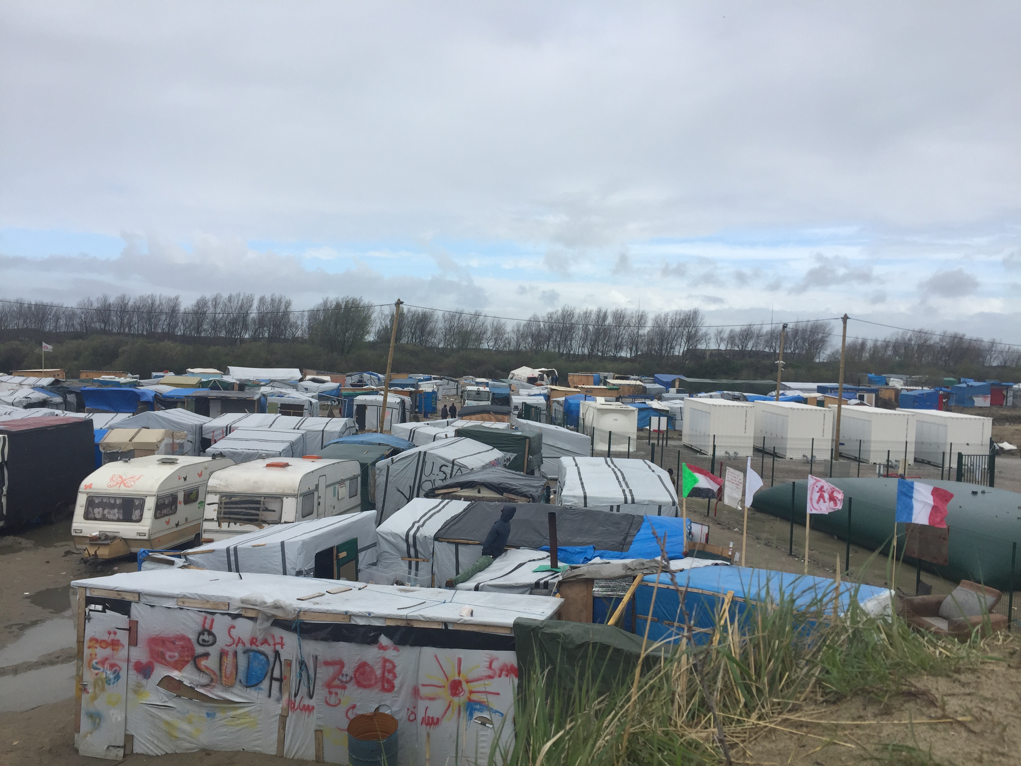 The 'Sudanese' part of the camp 