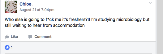 fuck me freshers