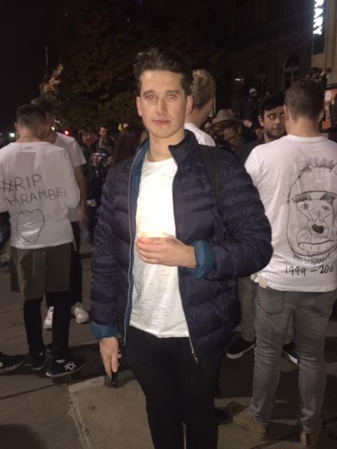 Matt organised the vigil