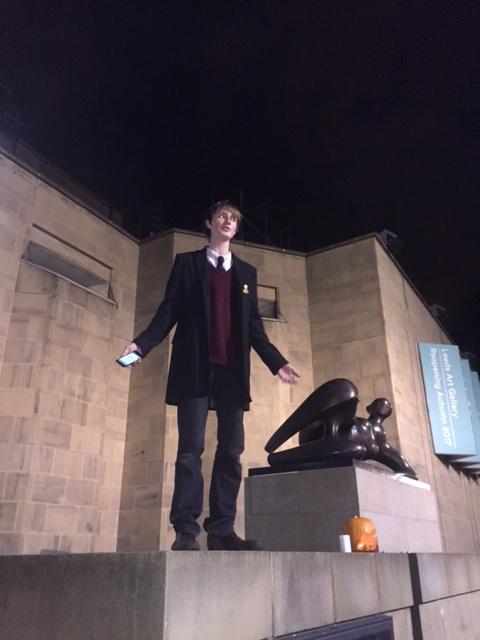 James prepared a speech