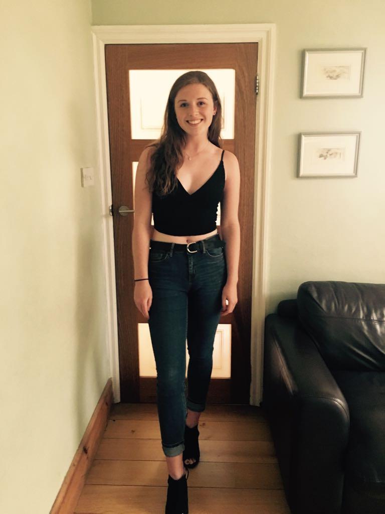 She wore heels to Canal Mills once