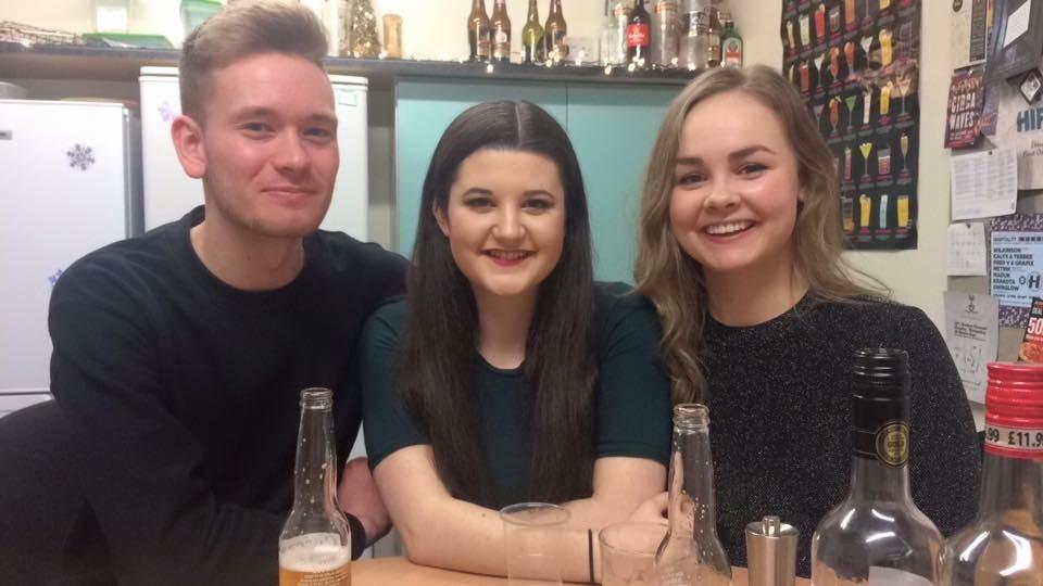 An innocent birthday pre-drinks, no drama in sight