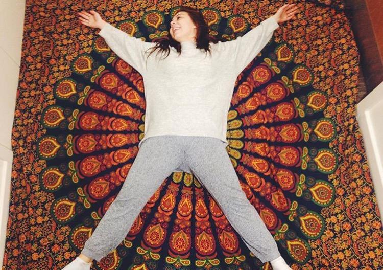 Don't forget you'll need a hippie wall hanging