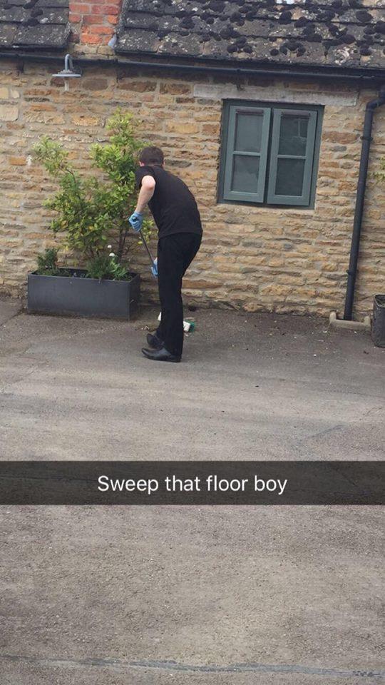 Probs best to just hide out the back