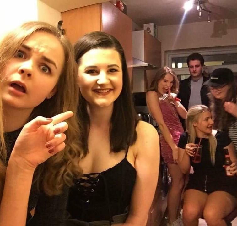An innocent gal and her once innocent pal