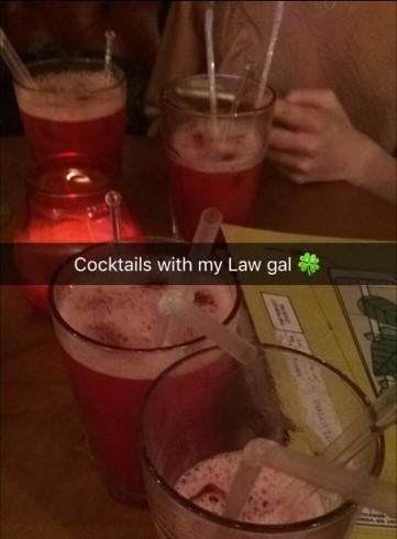 A few innocent cocktails, before it all went wrong