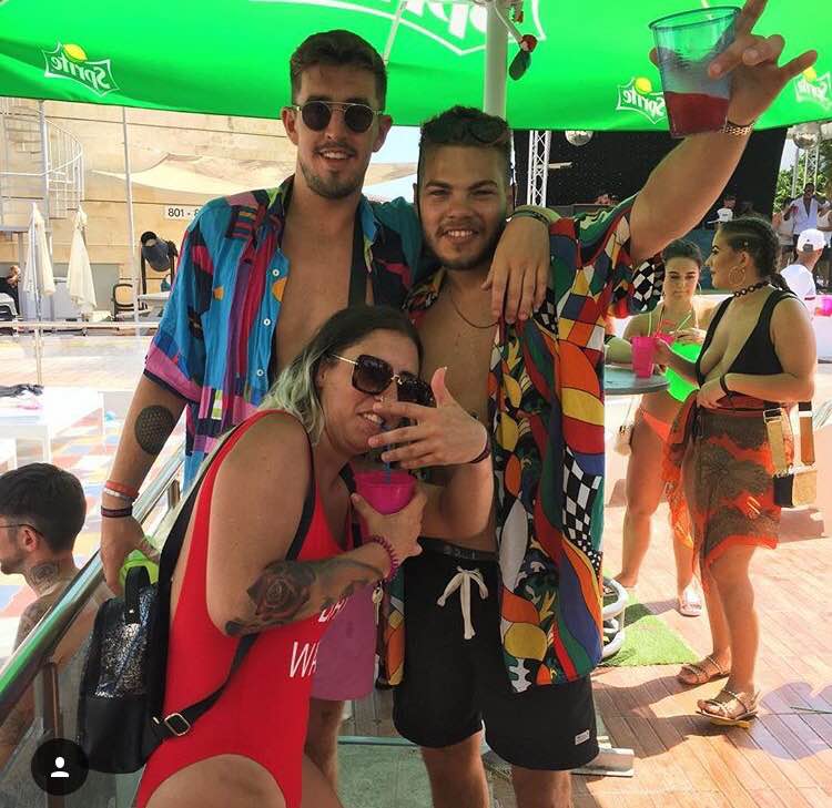 Defo at a boat party 