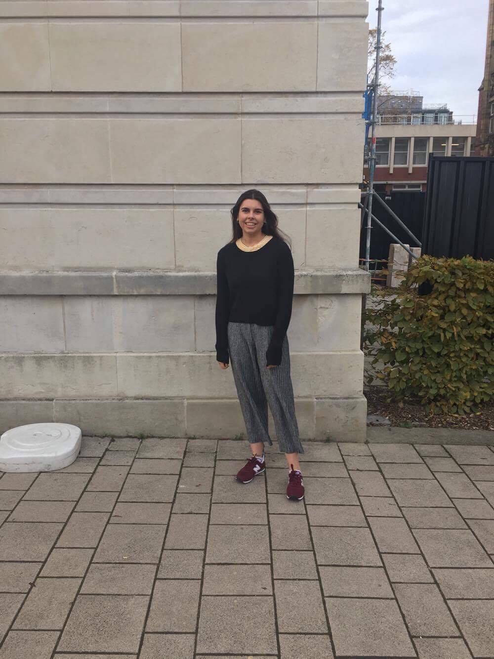 Smashing the classic Leeds look – culottes and trainers 