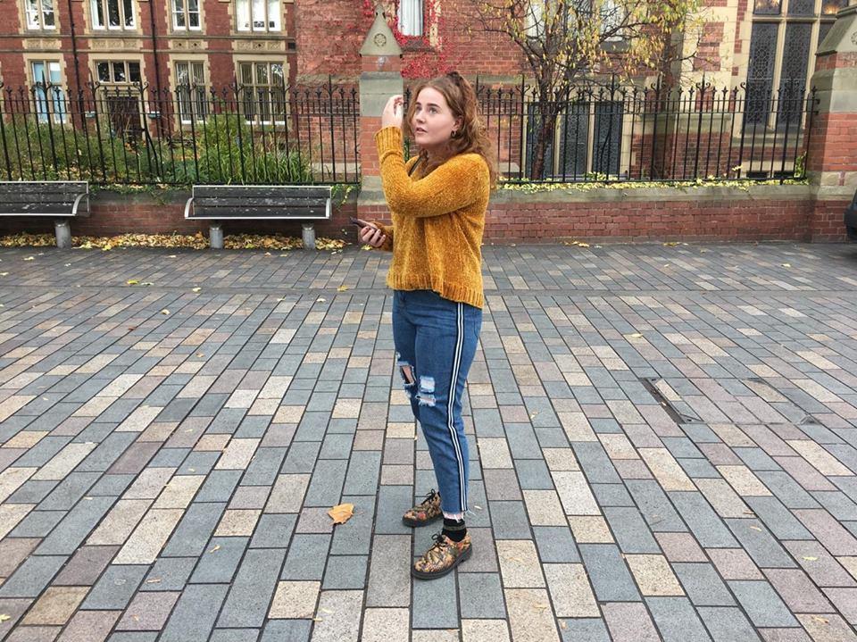 The Primark velvet jumper that may as well be our campus uniform