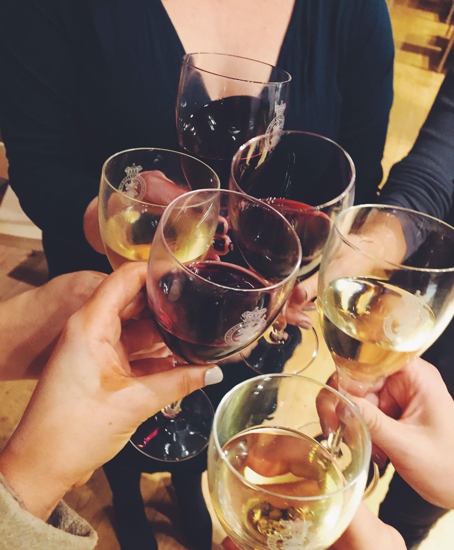 Image may contain: Goblet, Wine, Red Wine, Alcohol, Drink, Beverage, Glass, Person, People, Human