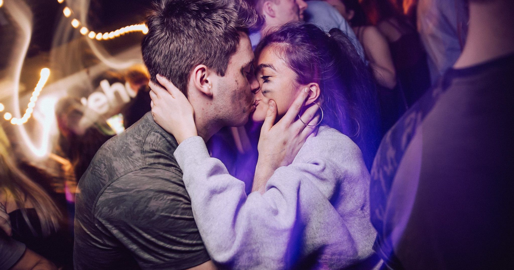 Image may contain: Kissing, Kiss, Flame, Fire, Person, People, Human